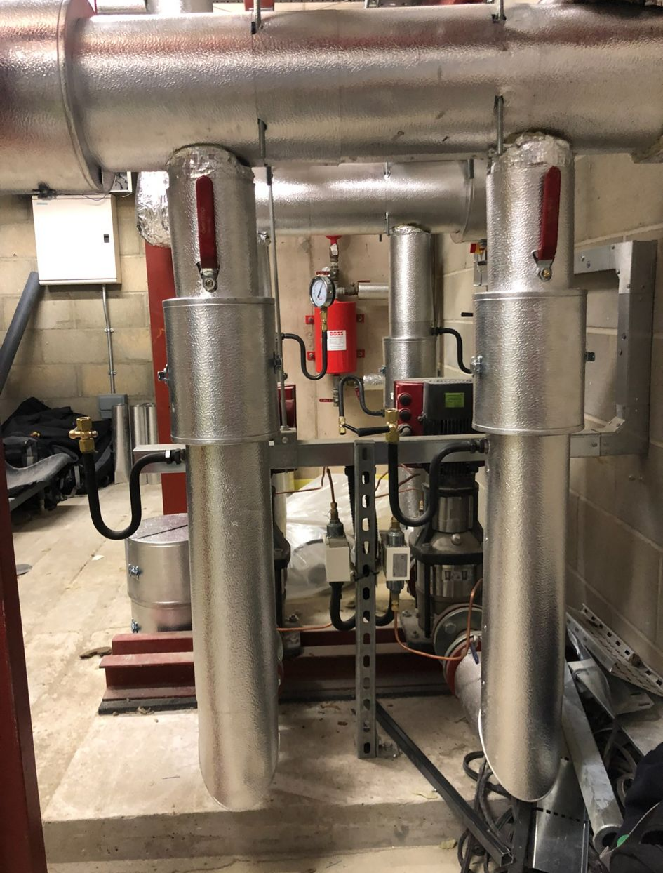 Ductwork insulation London project